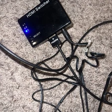 3 Port 3x1 IR HDMI Switch Hub  for PS4 Xbox Roku PC Apple