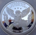 1 oz. 2026 OPERATION EPSTEIN FURY Mini-Mintage proof .999 fine silver