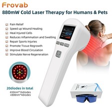 808nm Cold Laser Human/Vet Device Infrared Light Therapy for Body Pain Relief