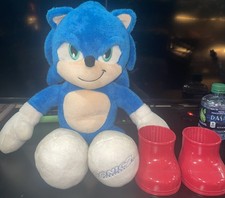 Build A Bear BAB Sonic 2 Movie Sonic The Hedgehog Blue 18  Plush 2021