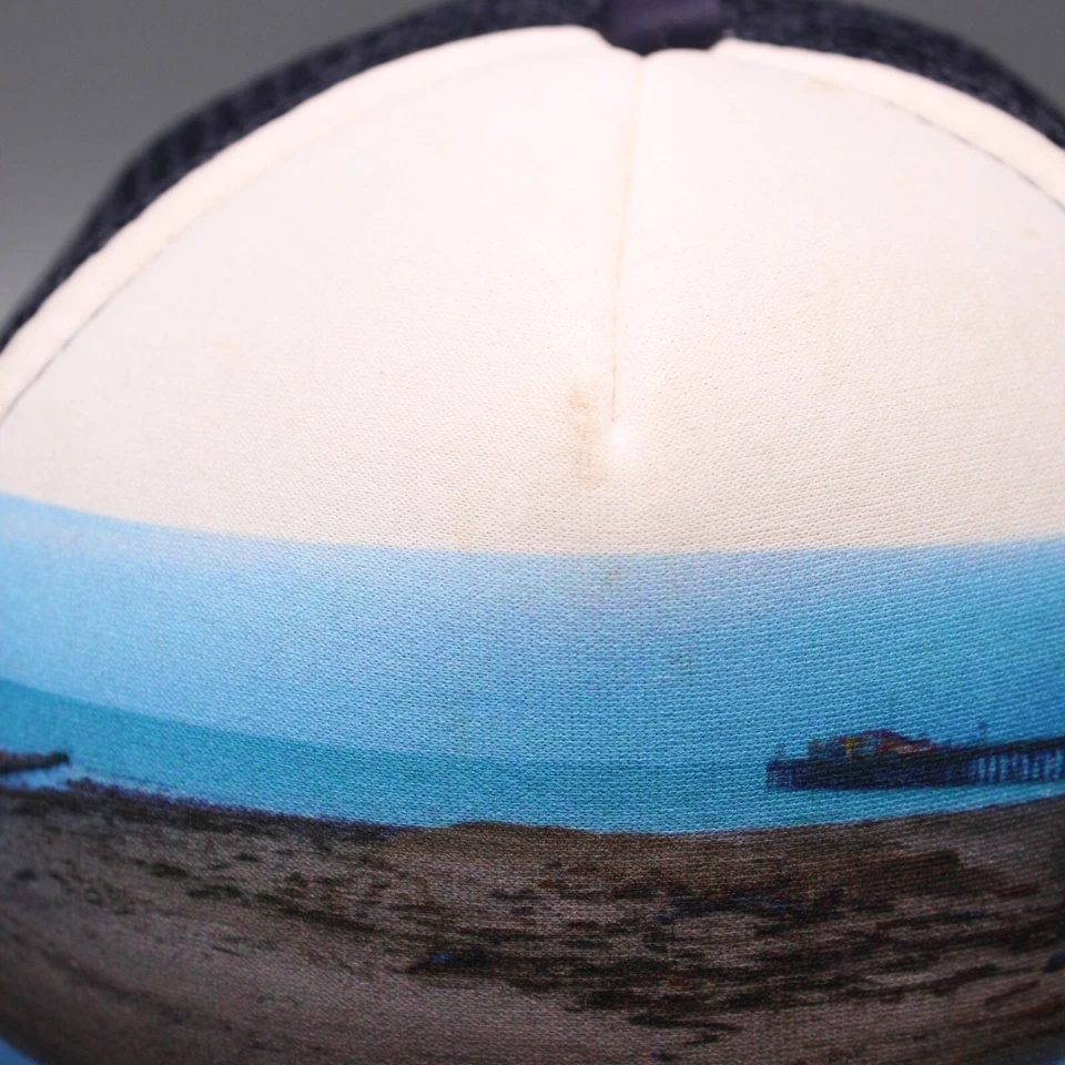 Gorra Santa Cruz Snapback Malla Azul Hershey Espuma Camionero Patín Surf California Foto 4 de 4