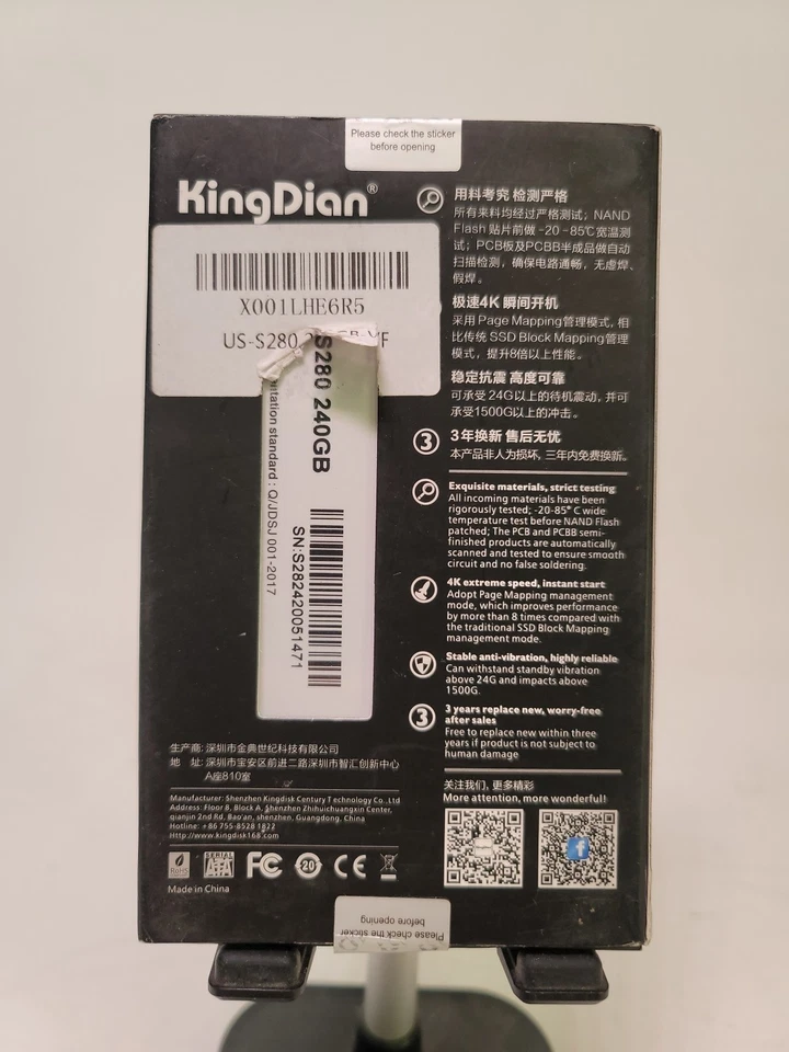 KingDian S280 240GB SSD - Image 2 of 2