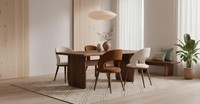 Esstisch 4X StüHle Esszimmer Stil Modern Farbe Braun Neu Holz Praktisch