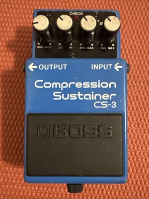 Boss CS-3 Compressor Sustainer Pedal. (untested, AC Power Supply not included)