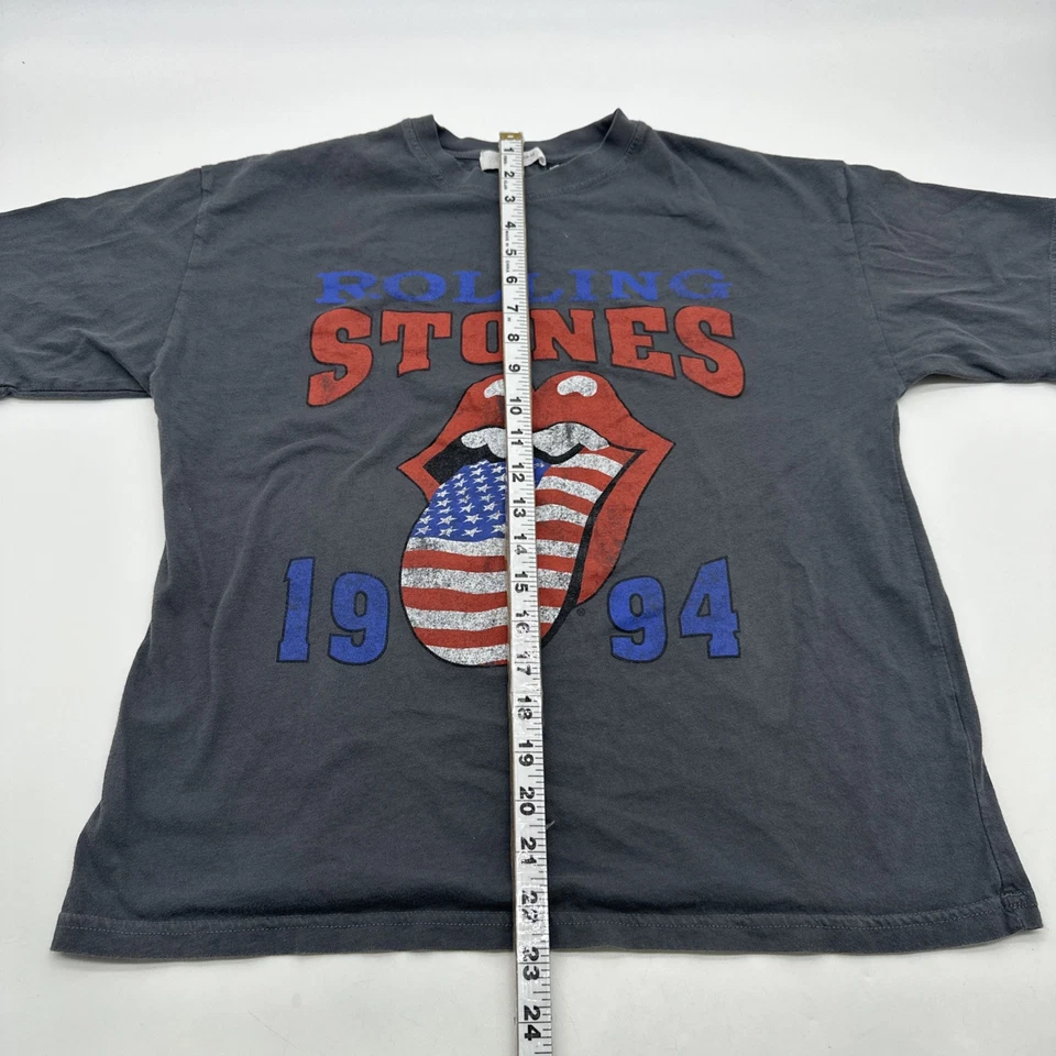 Zara The Rolling Stones T-shirt Girls Size 13-14Y Gray Graphic Print Logo.#37346 - Image 3 of 4