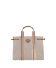 Image of Valentino Antibes Large Canvas Shopper Bag 151103805