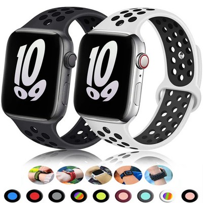 Sportarmband aus Silikon für Apple Watch bis 49 mm Unisex