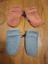 2 x F&auml;ustlinge/Handschuhe Sterntaler 12-18 Monate blau+rosa