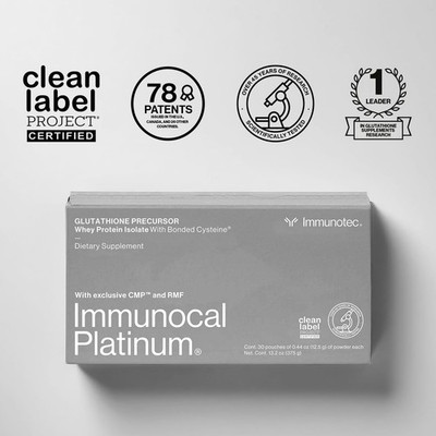 platinum glutathione Immunocal Platinum Glutathione Precursor Whey Protein Isolate, Anti-Aging, Skin + Cell Renewal, Immune Support, Detox + Bone Support
