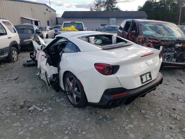 2017-2020 Ferrari Portofino Convertible Top Tonneau cover panel WHITE # 827383