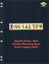 $2.00 Scott Value - 2022 KOREA Marching Band, Korean Music CV MNH NH UMM