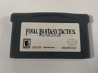 Final Fantasy Tactics Advance (Nintendo GBA, 2003) Authentic w/ Clamshell Case
