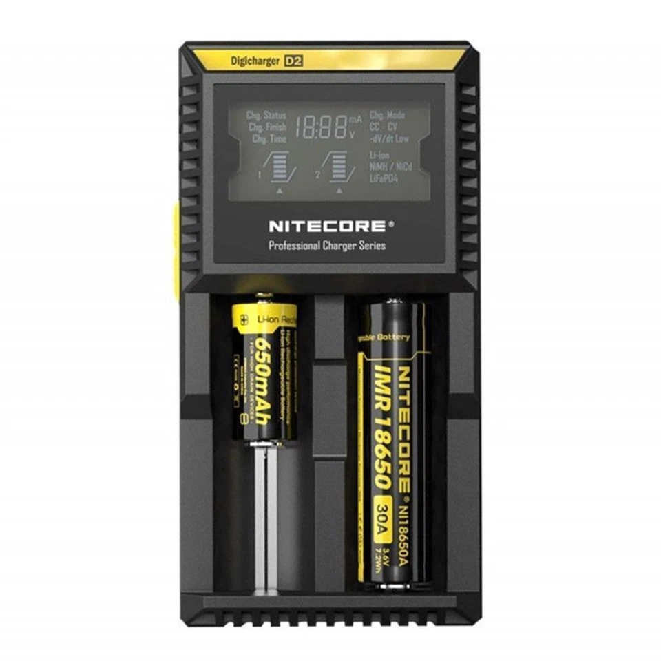 Nitecore D2 Intelligent Standard Battery Charger Lithium AA /AAA/18670 Home &Car - Image 2 of 4