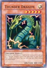 Yugioh! HP Thunder Dragon - DB2-EN058 - Common - Unlimited Edition Heavily Playe