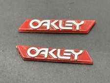 OAKLEY SUTRO- SUTRO LITE- SWEEP SUNGLASSES POLISHED RED SILVER SIDE LOGO ICONS