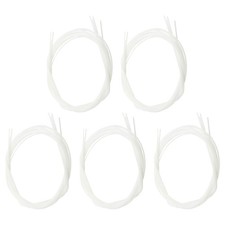 5Sets White Sturdy Nylon Ukulele Strings for Universal 21 23 26 Inch Ukulele