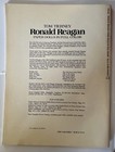 RONALD REAGAN Paper Dolls By Tom Tierney 1984 Dover Full Color Book UNCUT NEW — photo 2