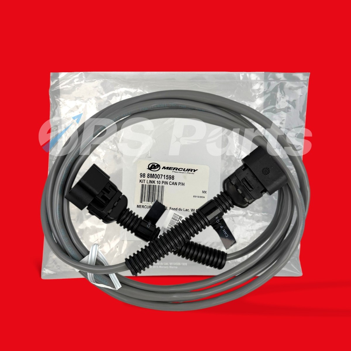 アクセサリー me0710 8500 New/OEM Mercury Next Gen Triple/Quad Link Harness - 10 ft. - Part