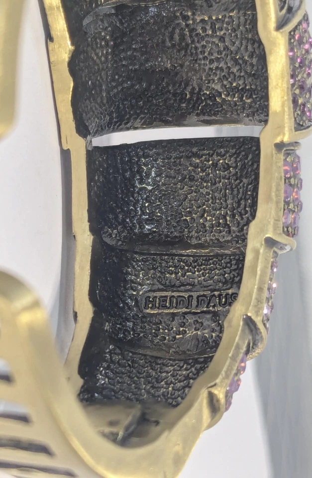 ** (NOS) Brazalete Brazalete de Cristal Heidi Daus "Tastfully Nived" - Tonos Rosados AO-43 Foto 4 de 4