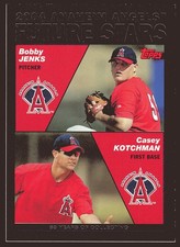 Jenks/Kotchman Anaheim Angels 2004 Topps Black #331 SN /53