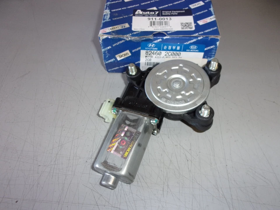 Motor de ventana eléctrica Corea diestro automático 7 911-0013 se adapta 03-08 Hyundai Tiburon Foto 2 de 3