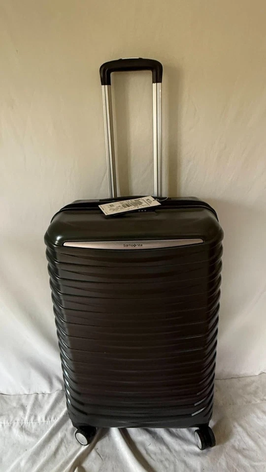 $480 New Samsonite Spin Tech 6 Medium Spinner Luggage Hardcase 25" Green - Image 3 of 4