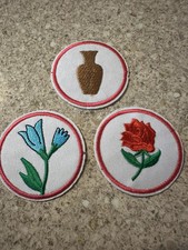 2x Kwiaty 1x Wazon Żelazko/szycie Plastrów.