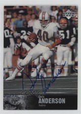 1997 Upper Deck NFL Legends Auto Dick Anderson #AL-75 Auto 0p1n