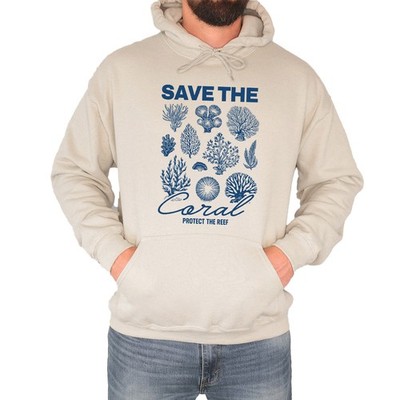 Save The Coral Herren Hoodie Protect The Reef Ozean Meer Naturliebhaber Geschenk