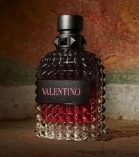 Valentino men's cologne long-lasting classy woody amber scent elegant designer