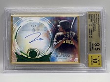 2022 Bowman Transcendent James Wood Emerald Variation Auto #5/5 BGS 9.5/10 TG