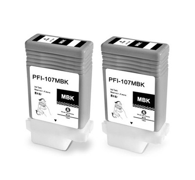 PFI-107MBK Ink Cartridge 6704B001AA PFI 107 Ink Tank Compatible for Canon Black