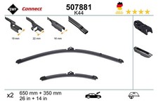 SWF Wischblatt Scheibenwischer CONNECT MADE IN GERMANY 507881 für OPEL MOKKA J13