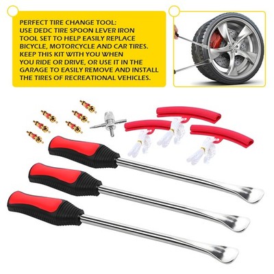 Durable Tire Spoon Lever Dirt Bike Lawn Mower Motorcycle Tire Changing Tools Kit