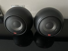2x Anthony Gallo Acoustics A’Diva Ti speakers with 2x wall brackets and boxed