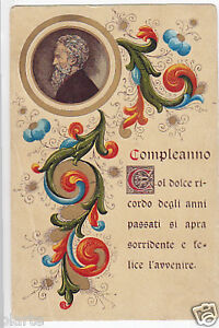 Cartolina Augurale Buon Compleanno Decorata In Oro Primi 900 Ebay