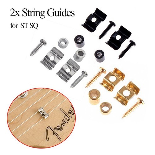 Easy to Use String Tree Retainers for Improved Tuning Gold/Black/Chrome ...