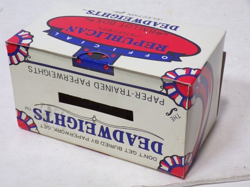 1988 Deadweights, Democrat & Republican Paperweights Estvoid - Lot of 2 051925WT - Picture 7 of 7