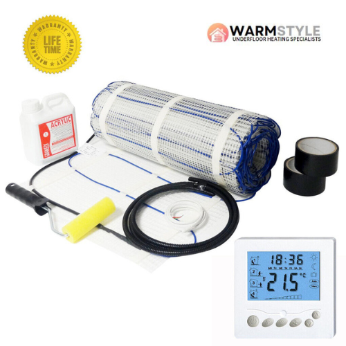 Kit tappetino riscaldante elettrico a pavimento 200w per m2 tutte le taglie PRO Heat Trade UK - Foto 4 di 9