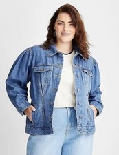 Future Collective Womens Xxl Denim Jean Jacket Gabriella Karefa-johnson New