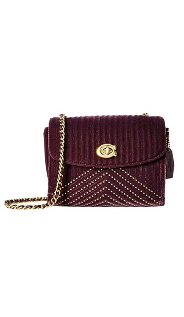 coach velvet bag