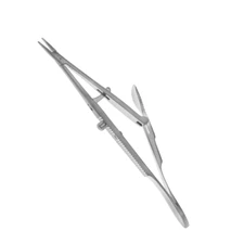 Kalt Needle Holder, 5.5", Straight, Smooth Jaws, Premium Stainless