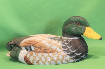 Vintage Northwest Artisan Guild Beautiful WOOD DUCK Lodge 