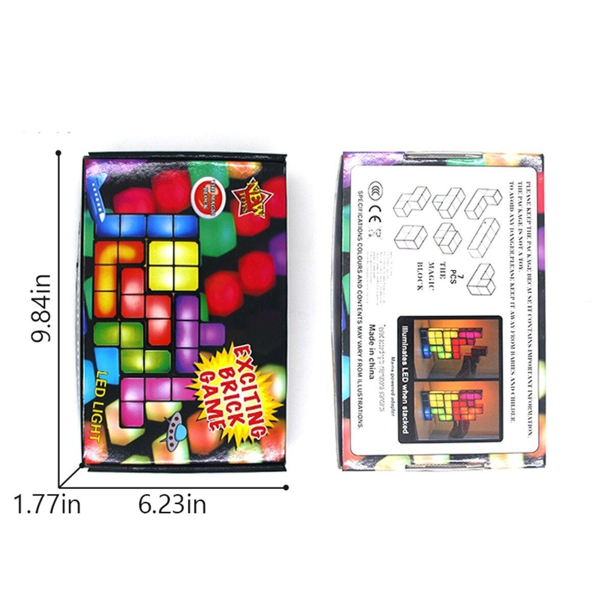LED Schreibtischlampe Tetris Lampe,stapelbar led tischleuchte,Nachtlicht