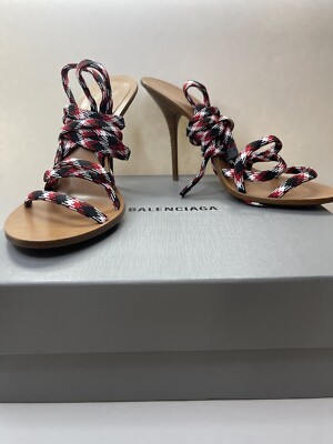 NWT Balenciaga Lace up Sandals Womans Size 41