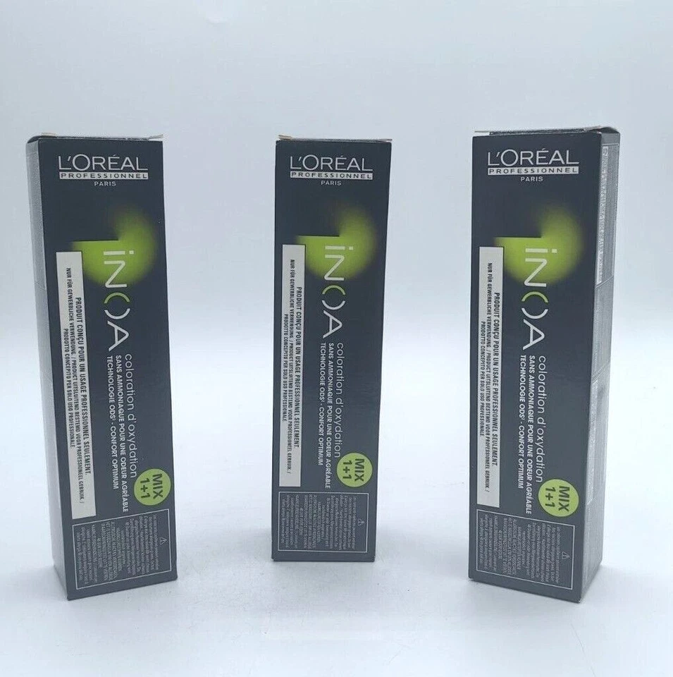 Loreal Inoa Oxidative Color Haarfarbe o.  Ammoniak verschiedene Nuancen 60g i17 - Bild 2 von 2