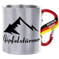 Edelstahltasse Mit Karabiner - GipfelstüRmer