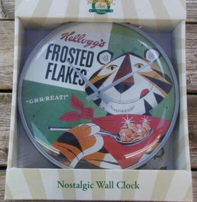 Wanduhr, Küchenuhr - Kelloggs Frosted Flakes -  von Nostalgic Art - 31 cm Ø