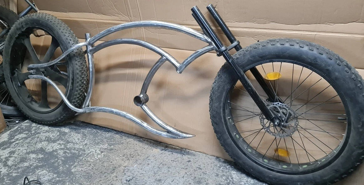 Frame Beach Cruiser Bike Chopper Bike Frame Fat Bike Ebike