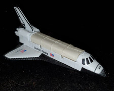Classic NASA SPACE SHUTTLE DISCOVERY - 4" Diecast / 1993 Zee Toys KR 